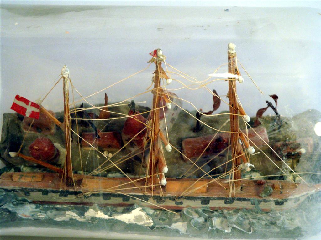 Ship in a Harbor in a Bottle