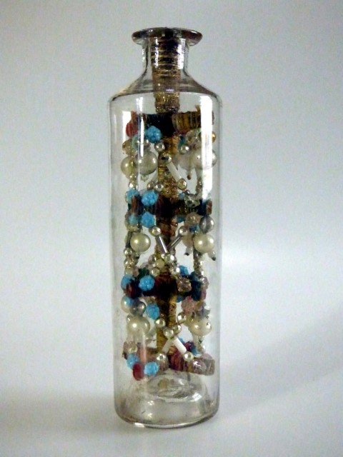 Winder with Glass Beads in a Bottle